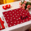 Valentine's Heart Polyester Placemat Non-slip 4