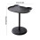 Table d'appoint ronde de style campagnard pour salon ou chambre, idéale pour les petits espaces. 5
