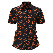 Ανδρικά T-shirts Casual Floral Printed Tops Κοντά μανίκια Μπλούζες με πέτο Ανδρικά Top για παραλία