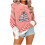 Dame sweatshirt med juleprint og lange ærmer 1