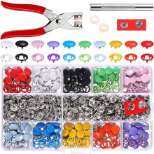 Snap Fasteners Pliers for Fabric, Easy to Use Snap Button Installer Tool for Baby Clothes, Shirts, Jeans & DIY Crafts, Precision Work Assured