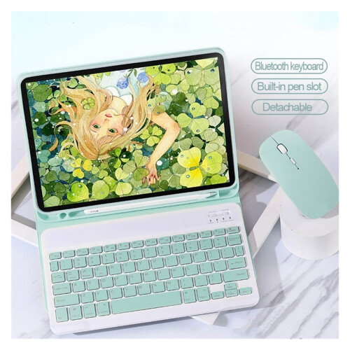 Backlit Keyboard Case & Wireless Mouse for iPad 9.7 2