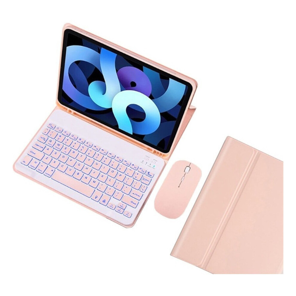 Backlit Keyboard Case With Mouse Compatible With Ipad 9.7 Inch - Ultimate Productivity Bundle 9329345972140