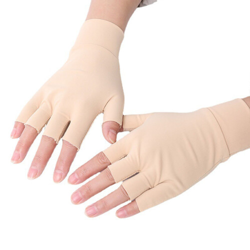Sporthandschuhe, einfarbig, beige