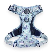 Pawsome Paws Boutique Eeyore Small Tough Trails Dog Harness - Adjustable Disney Design No Pull Harness with Reflective Trim & Sturdy Buckle