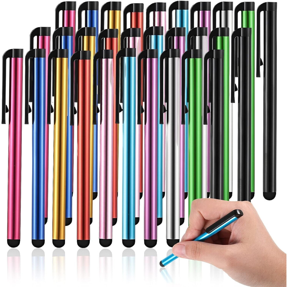 30Pcs Rubber Stylus Pens, 7.0Mm Tip, Compatible With Capacitive Touch Screens, Phones & Tablets 9329345973673