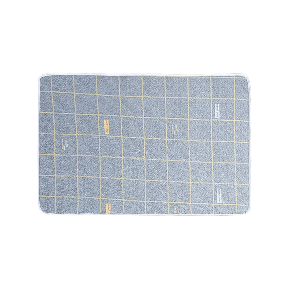 Gray Washable Cotton Underpads For Incontinence, Elderly & Menstrual Use Â Ultrasonic Quilting, 59X39.37", Compatible With Standard Beds