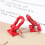 2 Ganchos de Reboque Metálicos para Caminhões e Veículos Off-Road 1,26 x 0,47 x 0,47 polegadas 8