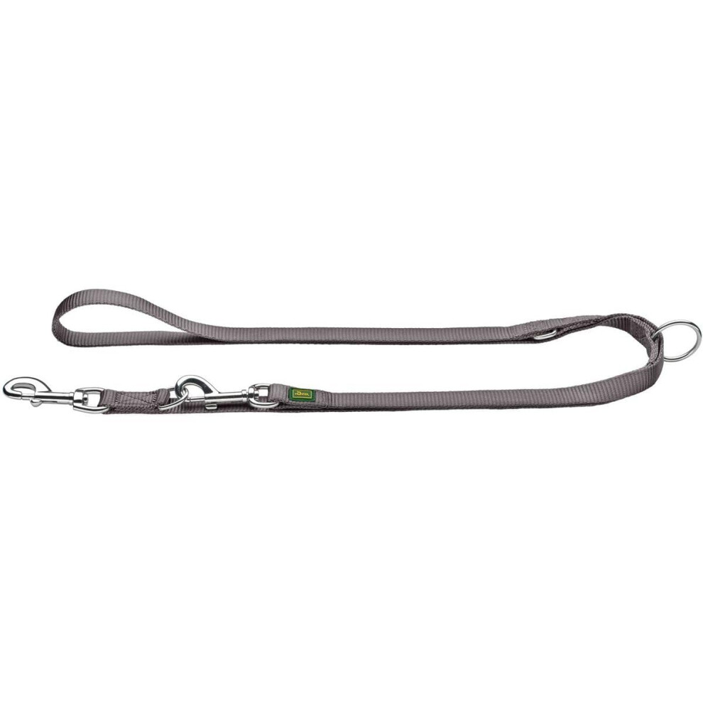 Hunter Nylon Training Lead Rope, 10/200, Small, Grey