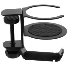 Acessórios para PC Gamer: Suporte para Fones de Ouvido, Porta-Copos, Suporte com Presilha