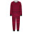 Damen Winterpyjama-Set Doppelfleece Bedrucktes Raglan-Lang 4