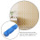 Homoyoyo 1Pack Patterned Paint Roller Decorative Blue for Interior Design and Diy Projects 6