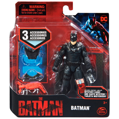 Batman 10 cm actionfigur med 3 tilbehør 1