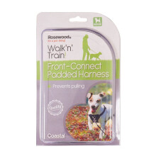 Rosewood Front Connect Harness for Dogs ? Medium, No-Pull Design, Ideal for Training, Behaviour Control, and Leash Walking, Adjustable and Comfortable