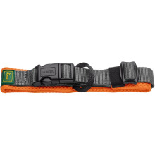 HUNTER Maldon Collar Orange Breathable Mesh Robust Nylon Silent & Allergy Friendly Strain Relief Integrated Address Label Especially Light Size M