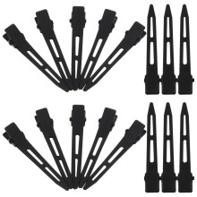 30 pinzas para el cabello con forma de cocodrilo, sin marcas, para maquillaje y deportes femeninos.