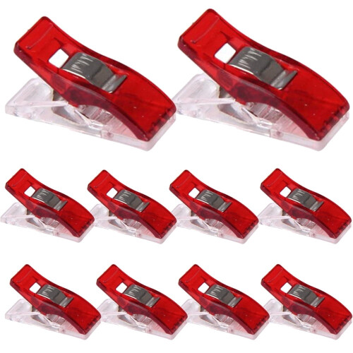 Quilt Binding Clips Plastic Fabric Clamps 10-Pack 1
