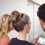 Pente circular de plástico, 10 unidades, totalmente circular e elástico, para cabelo, com faixa de cabeça. 5