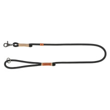 TRIXIE BE Nordic Dog Lead L - XL, 1.00 m Diameter 13 mm in Black/Sand - Environmentally Friendly Dog Lead with Nordic Charm - for Large to Very Large