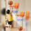 Barnbasketkorg med sugkoppar, orange 4