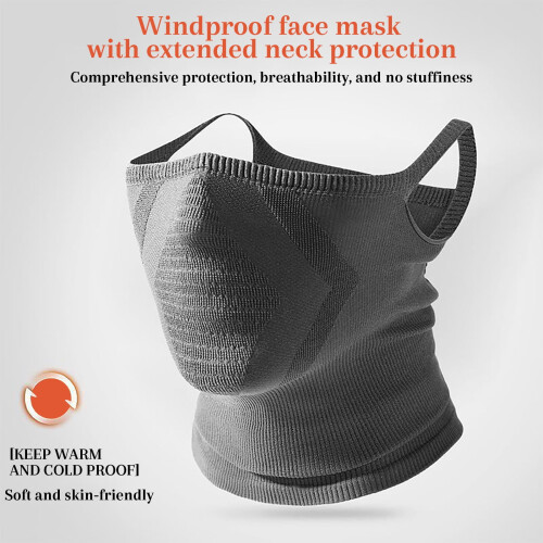 Motorgezichtsmasker, winddicht, UV-beschermend, ademend mesh 2