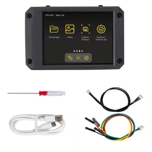 New K230 Al Visual Recognition Camera Module with 2.4-Inch HD Touch Screen Based  MicroPython Developer for Robot Kit