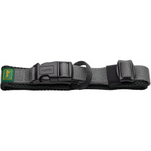 HUNTER Maldon Collar Black Breathable Mesh Robust Nylon Silent & Allergy Friendly Strain Relief Integrated Address Label Especially Light Size M