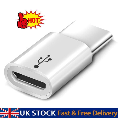 White Type-C Adapter Type-C To Micro Android Phone Adapter Charging Data Adapter 2