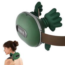 Appareil de massage tactile pour la nuque et les épaules, avec fonction chauffante et pétrissage par acupression pour soulager la douleur.