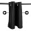 Topbathy Black Kitchen Curtains Short Window Door Curtain 2