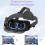Óculos de realidade virtual 3D para jogos, com lentes de distância focal dupla ajustável, compatíveis com smartphones de 4,5 a 7 polegadas. 6
