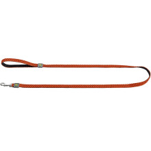 HUNTER Hilo Dog Lead Orange with Hand Strap Lightweight 3D Mesh Material Quick-Drying Weather-Resistant Easy Care Ideal for City and Training Size: