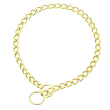 Gold Choker Collar For Large Dogs Metal Slip Dog Chain Collars Heavy Duty Training Martingale Collars For Small Medium Large Breed Pets Boys Girls,