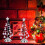 Luminária de mesa em formato de árvore de Natal, em acrílico e ferro, com 1 unidade (66,0 x 8,0 x 8,0 polegadas). 3