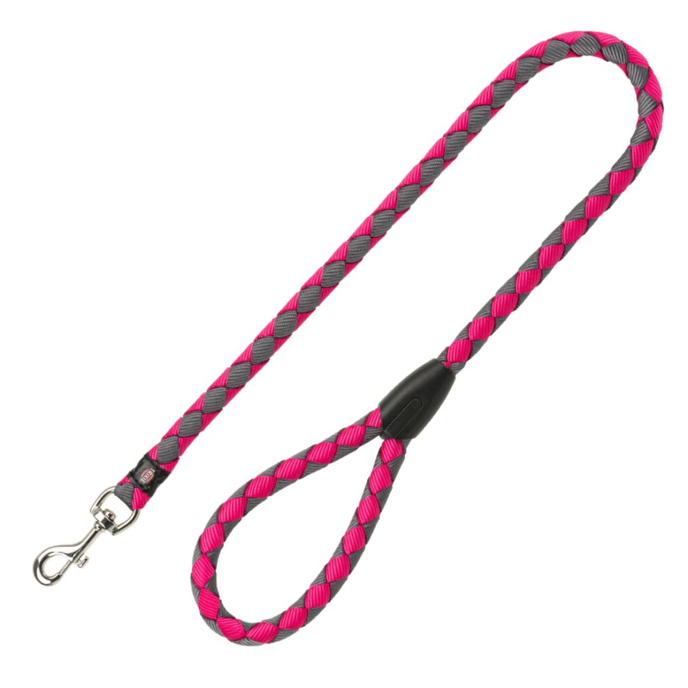 Trixie Dog Lead Cavo Leash S?M, 39.37 Inches, ? 0.47 Inches In /Graphite - Short Lead For Good Control - For Small To Medium-Sized Dogs Fuchsia