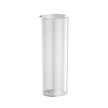 Vase cylindrique en acrylique transparent incassable 30 cm