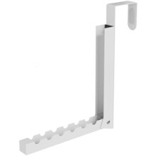 Étendoir à linge pliable à suspendre à la porte, cintre compact et pliable pour petits espaces – 1 unité (blanc)