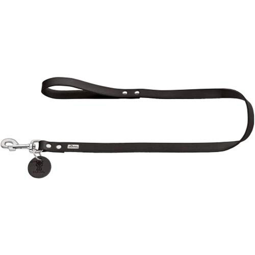 Hunter HUNTER Leash, 20/100 Soft genuine cow leather, dark brown 2