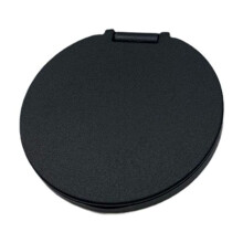 Soporte plegable con mini espejo para teléfono, ideal para teléfonos compactos.