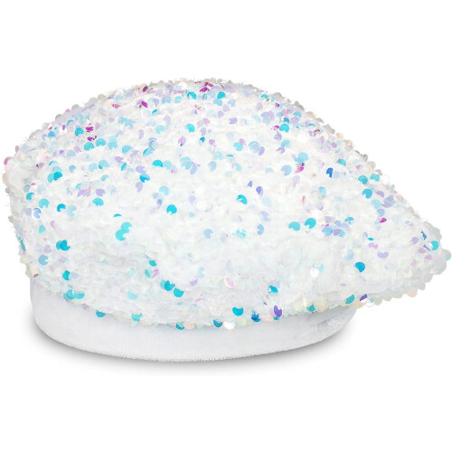 Καπέλα Bling Beret για γυναίκες Sequin Paris Artist Cap Μοντέρνο γυναικείο λαμπερό γαλλικό στυλ