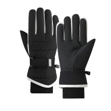 Winter-Skihandschuhe, wasserdicht, fleecegefüttert, winddicht, thermisch
