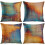 Ensemble de 4 housses de coussin en velours 50 x 50 cm 5