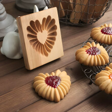 Emporte-pièce en bois ACDANC pour la confection de biscuits maison