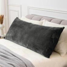 Supermjukt fleece-kroppskuggaöverdrag 60x143 cm med dragkedja