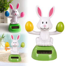 Solar-Powered Dancing Bunny Figurine 1 Piece