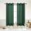 Emerald Green Linen-Blend Grommet Curtains 54 in 4