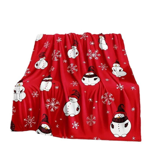 Couverture polaire sapin de Noël 1