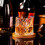 Whiskyglasset roterbart 35 cl, 2 st med bambu 6