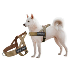 No Pull Dog Harness for Medium Dogs - Upgraded Heavy Duty Adjustable Escape-Proof Reflective Vest for Pitbulls, German Shepherds Training