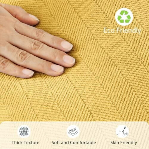 Housses de coussin en chenille 50 x 50 cm (lot de 2) 2